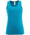 02117 lds Sporty TT SOL'S Ladies Sporty Performance Tank Top Aqua colour image